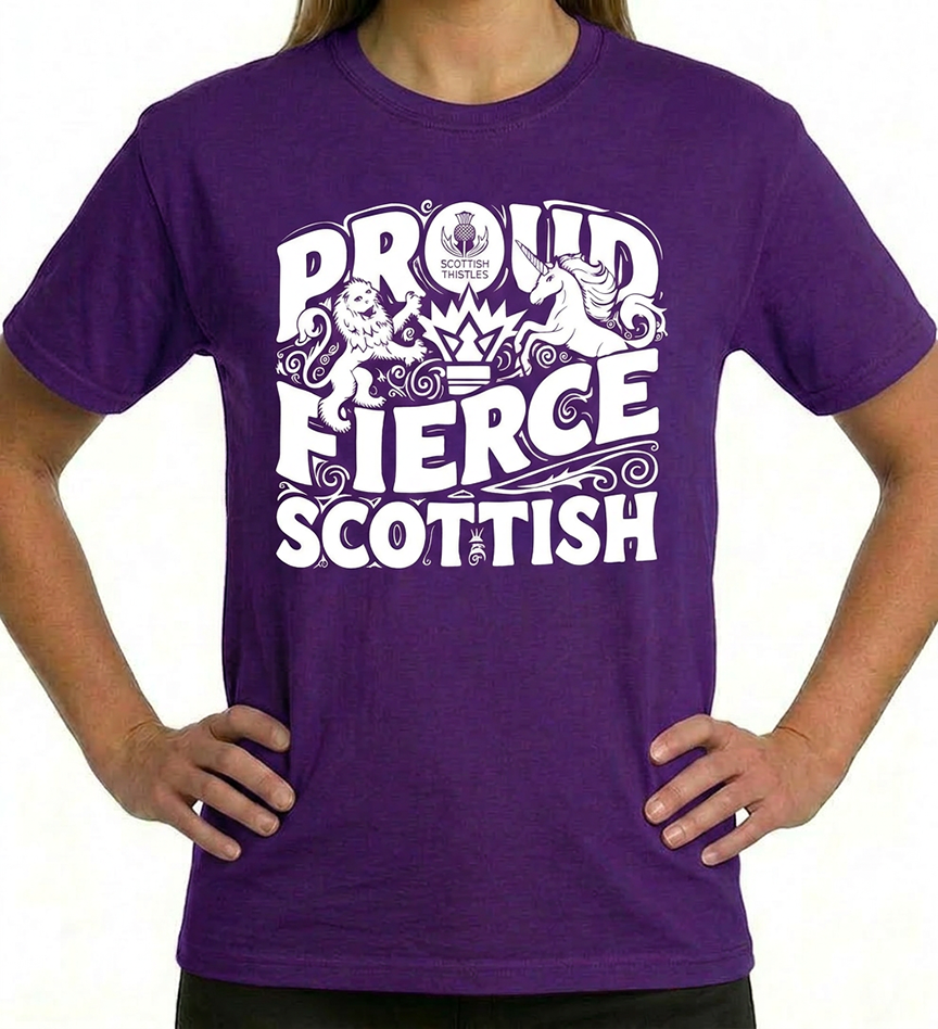 PROUD FIERCE SCOTTISH ADULT TSHIRT