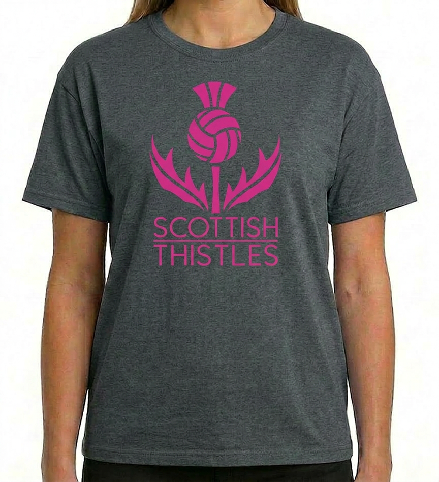 SCOTTISH THISTLES ADULT TSHIRT