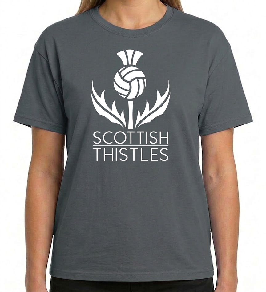 SCOTTISH THISTLES ADULT TSHIRT