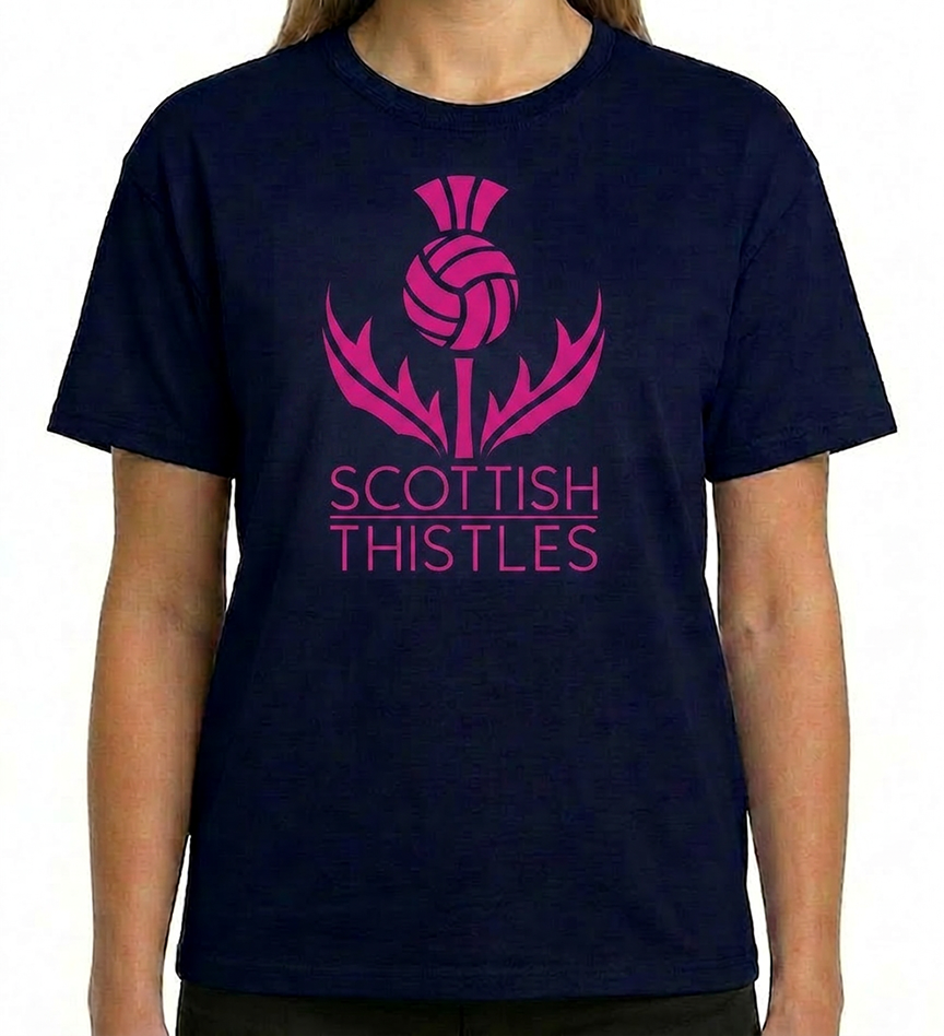 SCOTTISH THISTLES ADULT TSHIRT