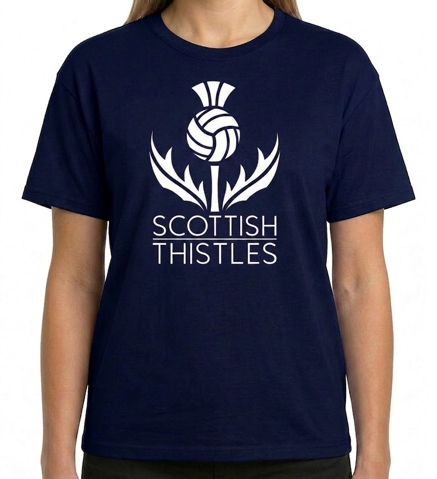 SCOTTISH THISTLES ADULT TSHIRT