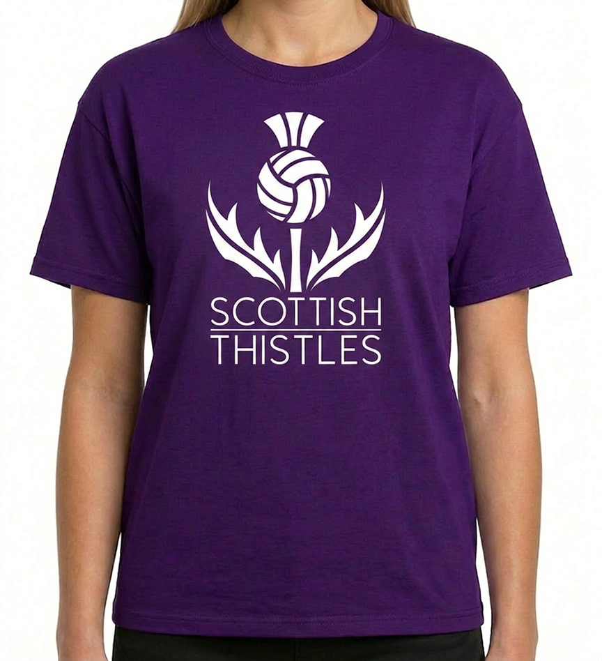 SCOTTISH THISTLES ADULT TSHIRT