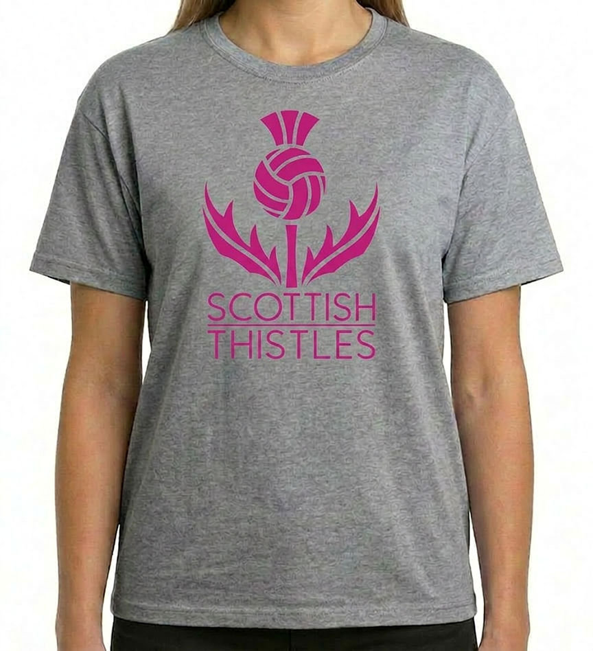 SCOTTISH THISTLES ADULT TSHIRT