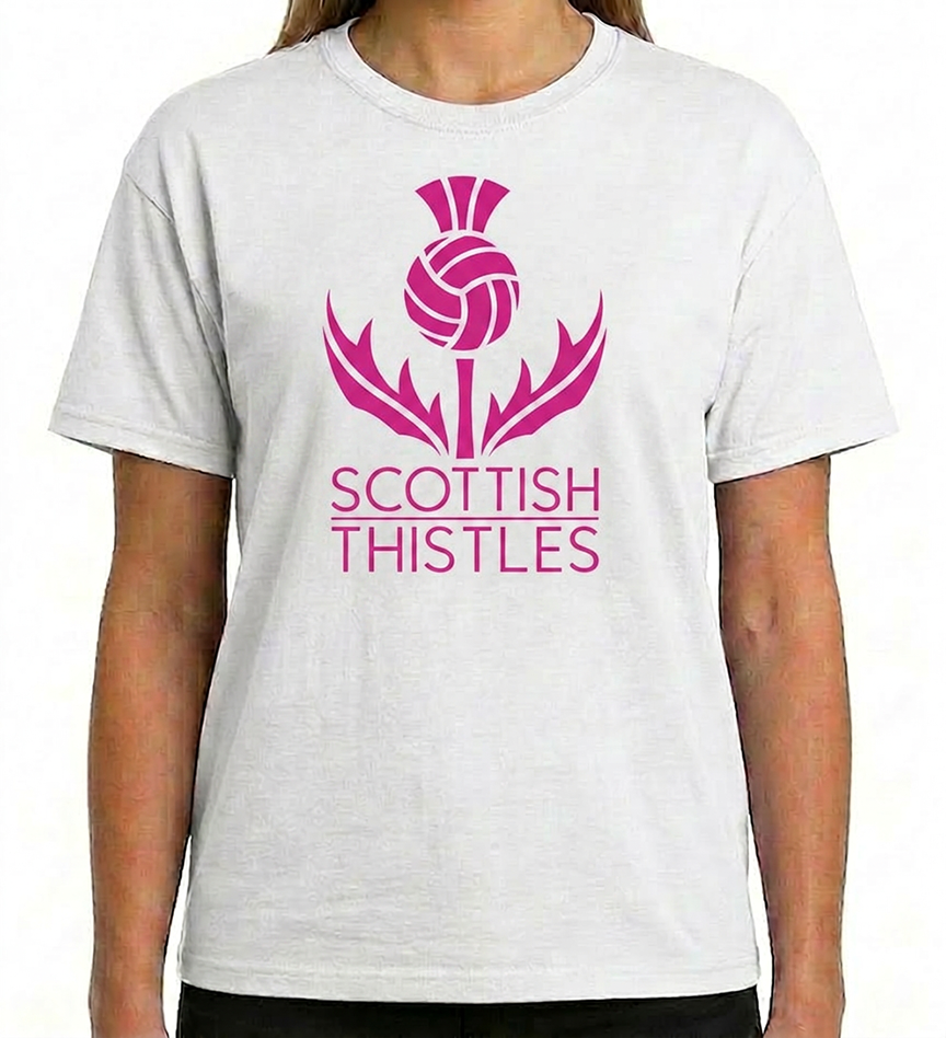 SCOTTISH THISTLES ADULT TSHIRT