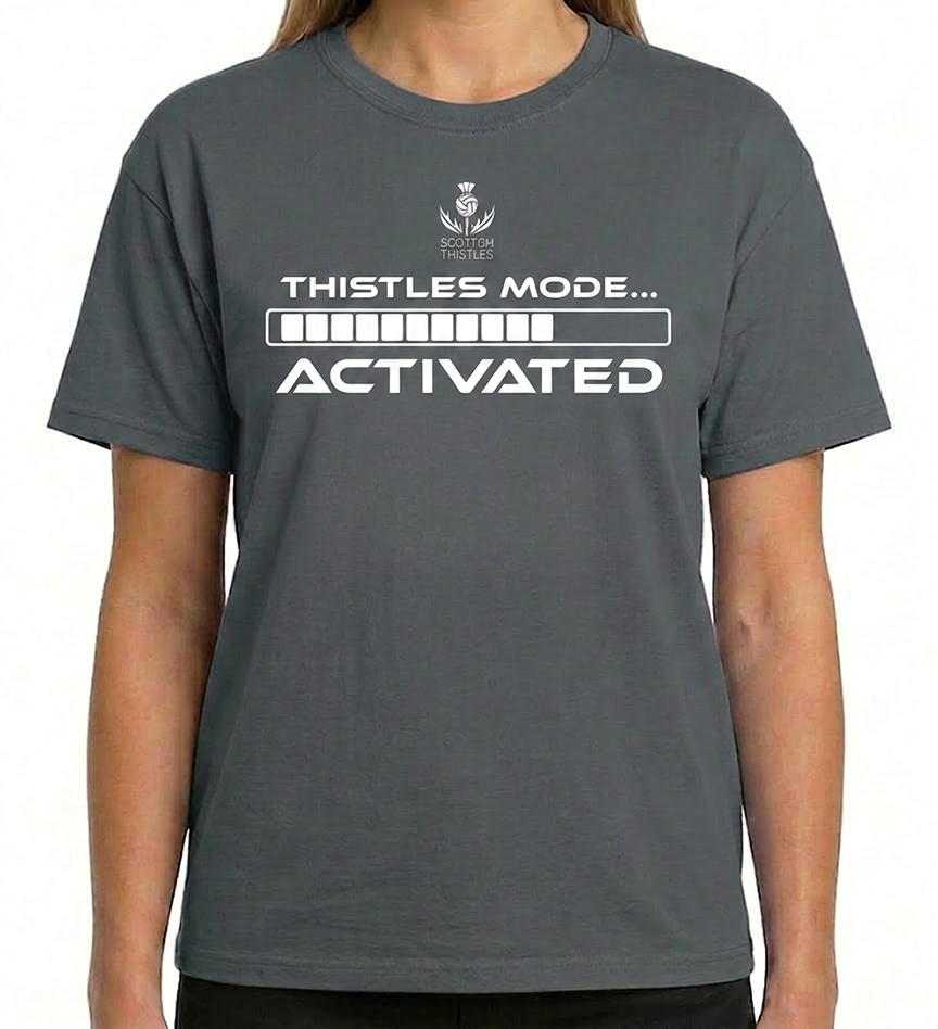 THISTLES MODE ACTIVATED ADULT TSHIRT