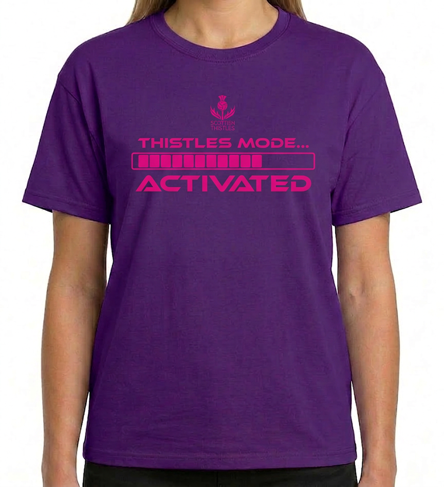 THISTLES MODE ACTIVATED ADULT TSHIRT