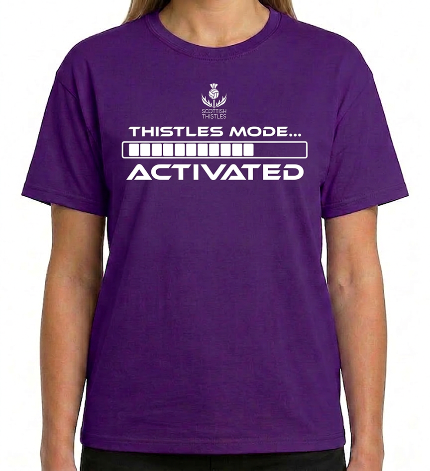THISTLES MODE ACTIVATED ADULT TSHIRT