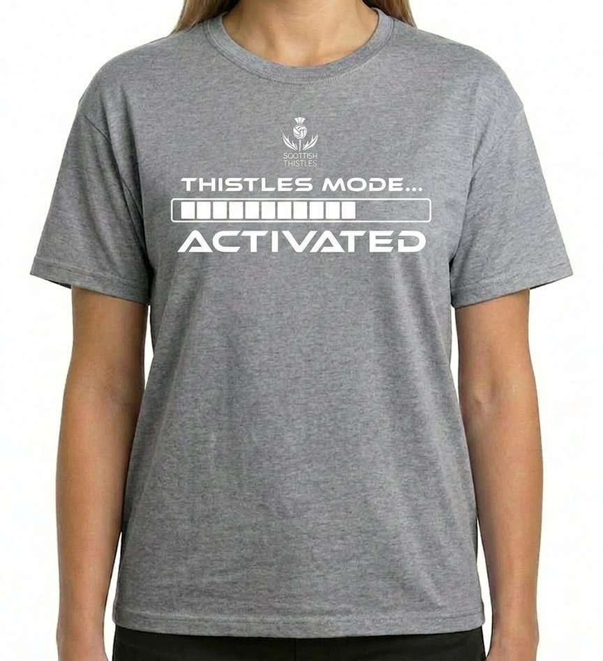 THISTLES MODE ACTIVATED ADULT TSHIRT