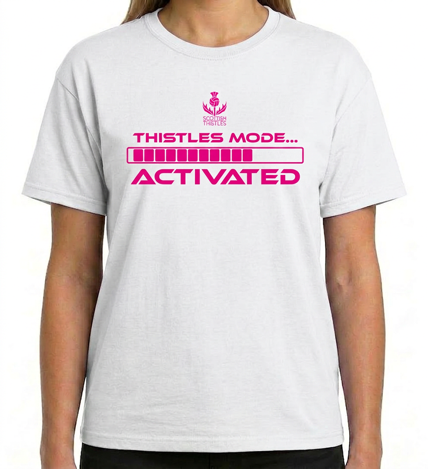 THISTLES MODE ACTIVATED ADULT TSHIRT